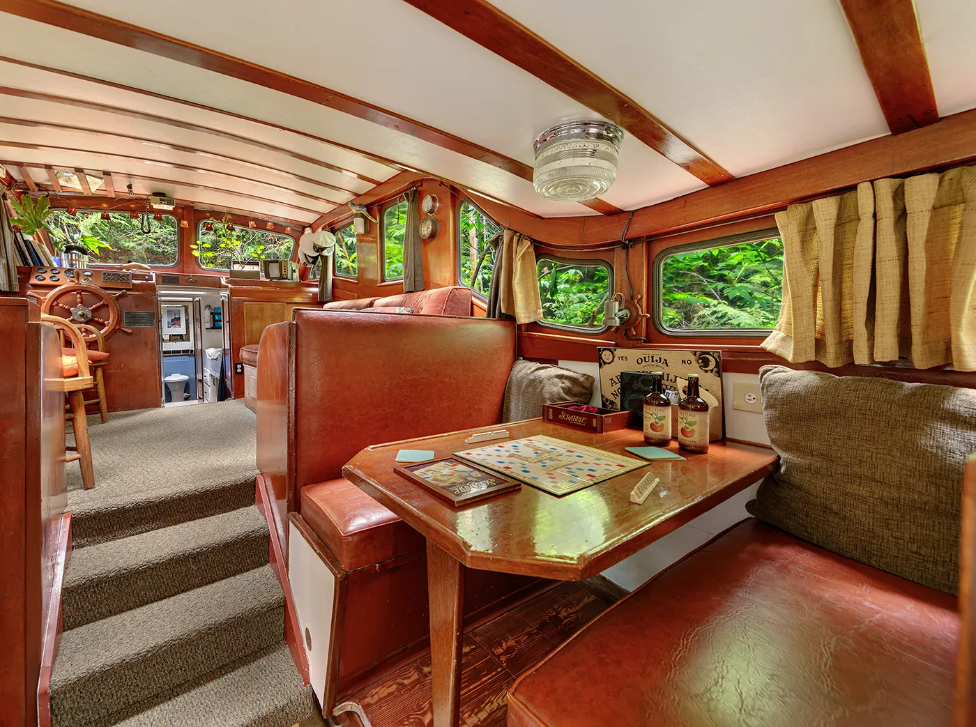 A wooden boat AirBnB rental photo shoot in Port Townsend, Washington 5 Port Angeles airbnb best rental photographer near me